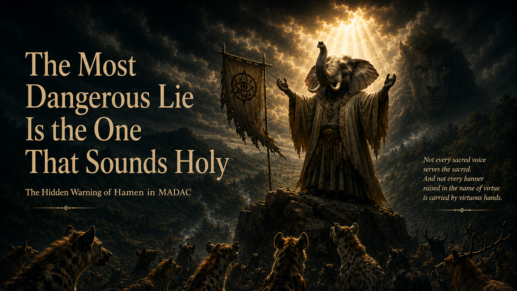 How MADAC Uses Mythology to Critique Lobbying and Religious Authority